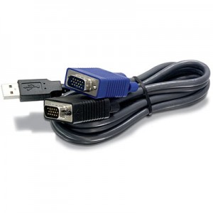 Cable KVM USB/VGA de 6 pies